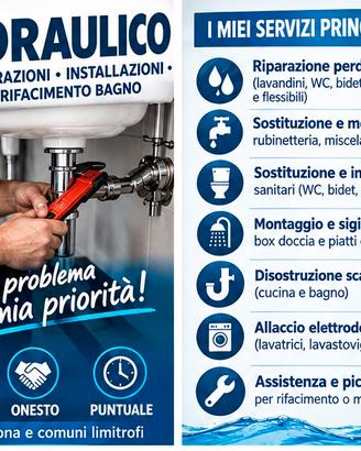 Idraulico Arona e limitrofi per riparazioni