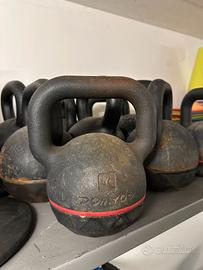 Kettlebell ghisa set 9 pezzi 20/24/28 kg