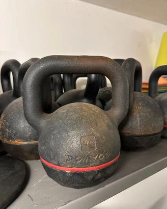 Kettlebell ghisa set 9 pezzi 20/24/28 kg