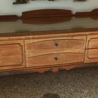 Comò e armadio camera matrimoniale in noce 