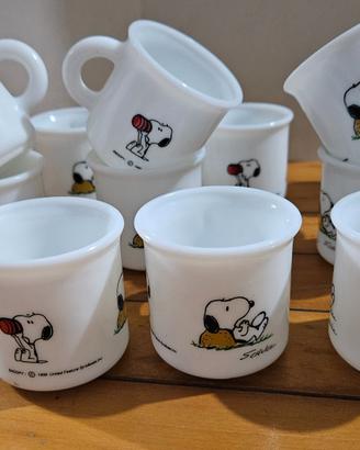 12 Tazzine da caffè Snoopy Cerve vintage - Nuove