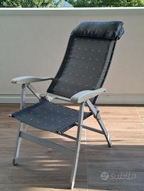 Sedia reclinabile da esterno