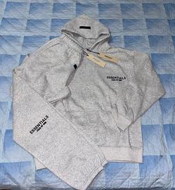 Felpa essential grigia