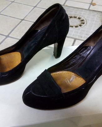 Scarpa donna Roberto del Carlo-scamosciata nera