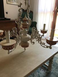 Lampadario stile shabby