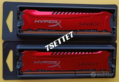 16 GB (2x 8 GB) DDR3 2133 MHz - RAM HYPERX SAVAGE