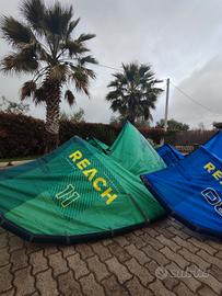 kitesurf North Reach 11 m  completo di Barra