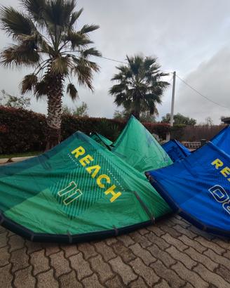 kitesurf North Reach 11 m  completo di Barra