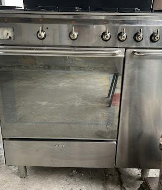 Cucina Smeg 90cm Inox – 5 Fuochi Gas (da pulire)