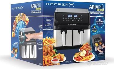 Friggitrice ad Aria Kooper Doppio Cestello  9LT