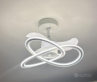 Lampadario con ventilatore