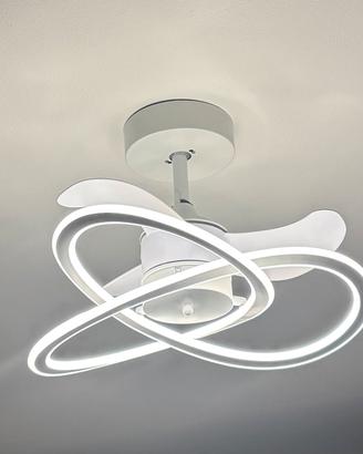 Lampadario con ventilatore