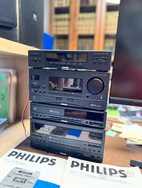 Philips Mini Hi-Fi serie FW91 vintage anni ‘90