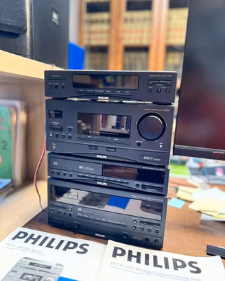 Philips Mini Hi-Fi serie FW91 vintage anni ‘90