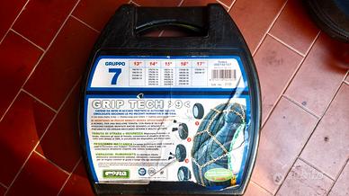 Catene neve CORA Grip Tech 9 mm gruppo 7