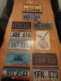 targhe americane vintage