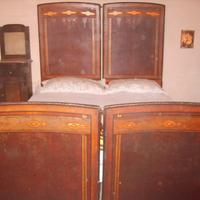 LETTO MATRIMONIALE IN FERRO DECORATO 800