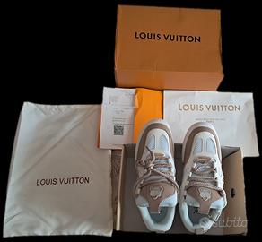 Louis Vuitton Scarpe Uomo 43 Marrone/Beige/Bianco