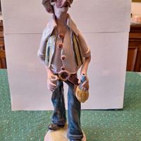 Statuetta ceramica Sciacca Perconte - Fiaschetto