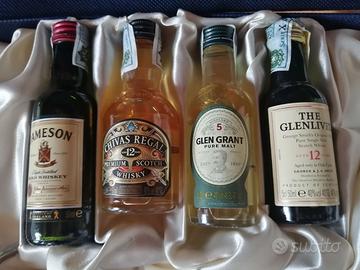 Miniature whisky in valigetta degustazione