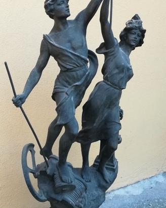 antica scultura in antimonio