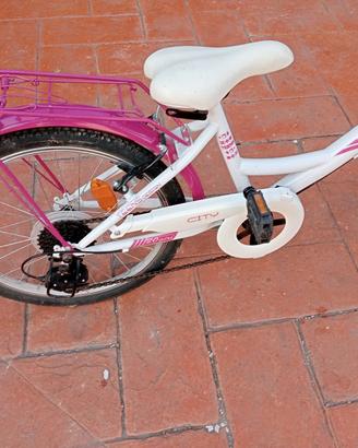 bicicletta bambina 4-6 anni 20 pollici 