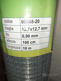 RETE CONIGLI CAVALLINO RABBIT ZINCATA