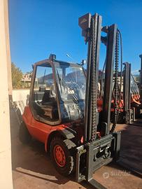 Carrello elevatore diesel marca Linde portata 4000