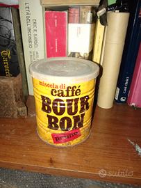 lattina di caffè bourbon anni 70