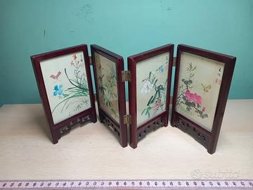 Mini Paravento Orientale da Tavolo