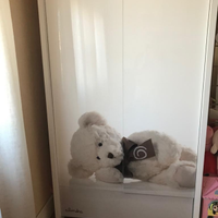 Armadio Alondra laccato bianco