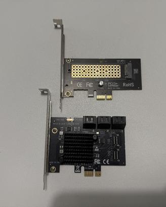 Schede Espansione PCI Express SSD NVME e SATA !!!