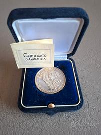 Medaglia celebrativa in argento 925 Olimpiadi aten