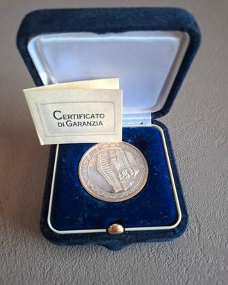 Medaglia celebrativa in argento 925 Olimpiadi aten