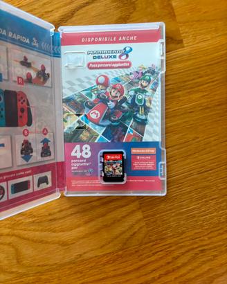 MARIOKART 8 Delux Nintendo Switch + volantini ecc
