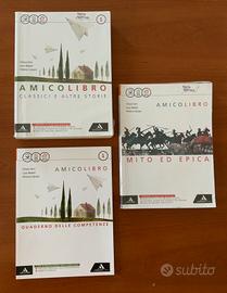Libri di italiano 1ª media "Amico Libro"