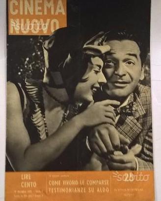 Rivista Cinema Nuovo dicembre 1953 fascicolo 25