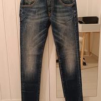 Cruisè Jeans Slim Blu Uomo/Donna 32 USA
