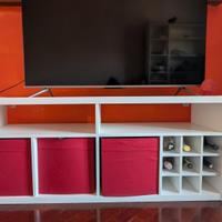 Mobile TV IKEA bianco con contenitori – 75€