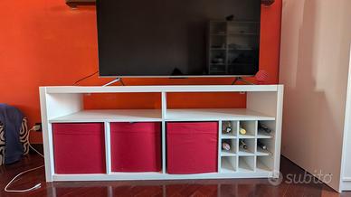 Mobile TV IKEA bianco con contenitori – 75€