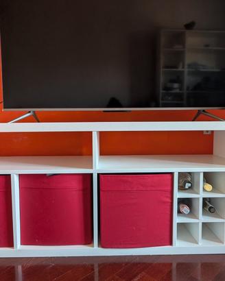 Mobile TV IKEA bianco con contenitori – 75€