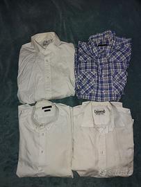 4 camicie da uomo - taglie M e L