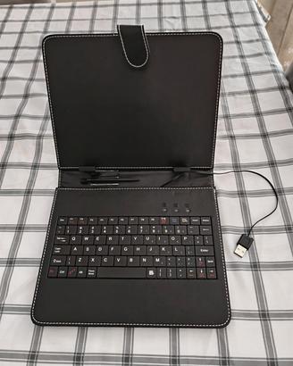 Porta tablet con tastiera 