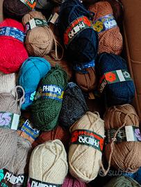 Scatola di gomitoli Phildar misti