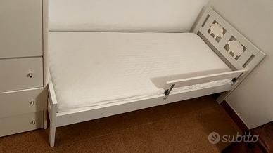 Letto Ikea Kritter Bianco per Bambini