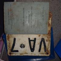 Lambretta li 125 documenti targa