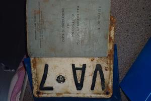 Lambretta li 125 documenti targa