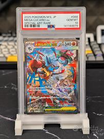 Pokémon Mega Lucario Ex PSA 10 Giapponese 