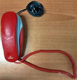 BRONDI KENOBY TELEFONO FISSO DA MURO ROSSO/GRIGIO