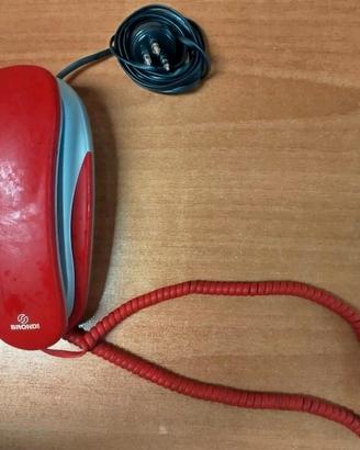 BRONDI KENOBY TELEFONO FISSO DA MURO ROSSO/GRIGIO